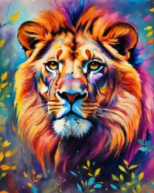 DDP0580 Colorful Lion